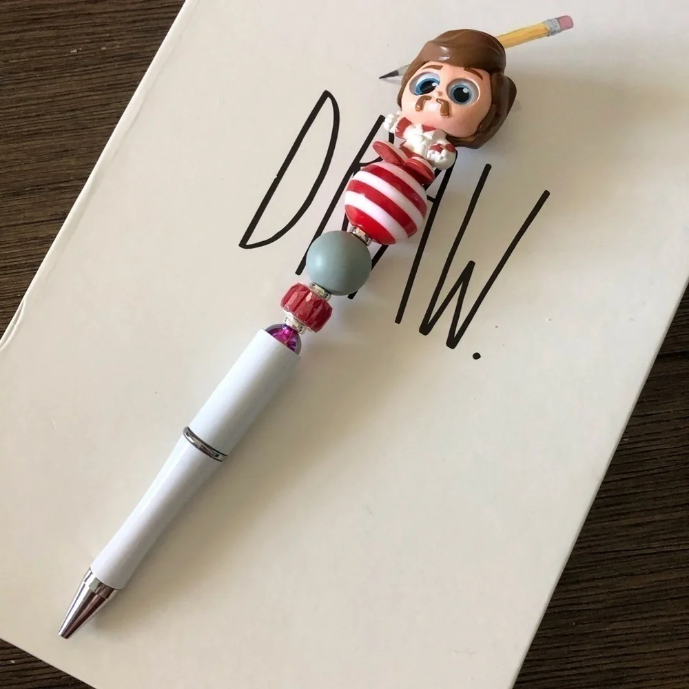 Disney Doorables: Toy Story: Duke Kaboom handmade beaded pen
